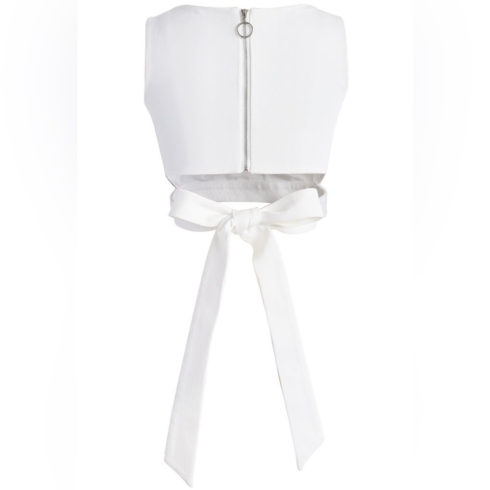Chicwish A Fan of Bowknot Crop Top